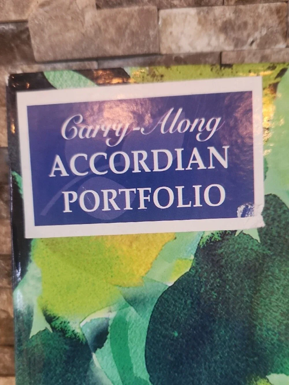 Accordion Portfolio Carrying Case By Tuesday Morning Good Condition